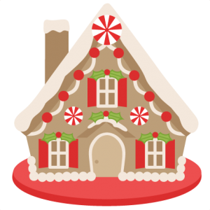 Gingerbread House scrapbook clip art christmas cut outs for cricut cute svg cut files free svgs cute svg cuts