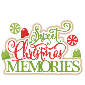 Sweet Christmas Memories title scrapbook clip art christmas cut outs for cricut cute svg cut files free svgs cute svg cuts