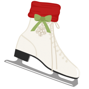 Ice Skate SVG scrapbook shape winter svg cut file snowflake svg cut files for cricut cute svgs free