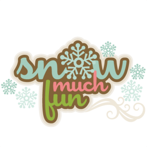 Snow Much Fun SVG scrapbook title winter svg cut file snowflake svg cut files for cricut cute svgs free