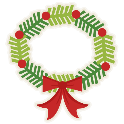 Download Christmas Wreath scrapbook clip art christmas cut outs for ...