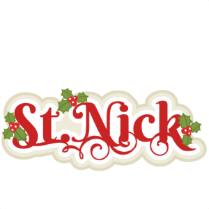 St. Nick title scrapbook clip art christmas cut outs for cricut cute svg cut files free svgs cute svg cuts