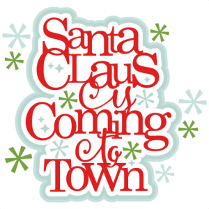 Santa Claus title scrapbook clip art christmas cut outs for cricut cute svg cut files free svgs cute svg cuts