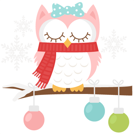 Download Pink Winter Owl cut file SVG scrapbook title winter svg ...