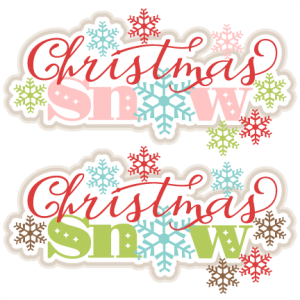 Christmas Snow SVG scrapbook title  clip art christmas cut outs for cricut cute svg cut files free svgs cute svg cuts