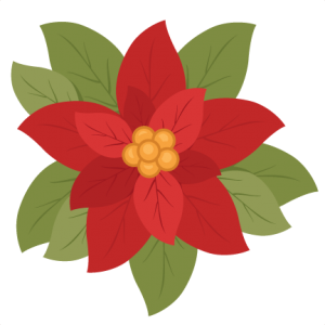 Christmas Poinsettia flower scrapbook clip art christmas cut outs for cricut cute svg cut files free svgs cute svg cuts