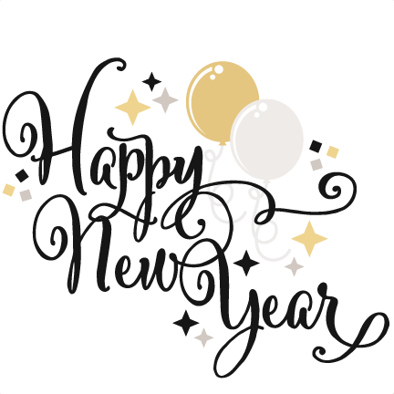 Download Happy New Year SVG scrapbook title balloons svg cut files ...
