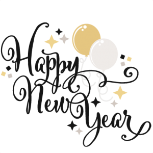 Happy New Year SVG scrapbook title balloons svg cut files free svgs cute clipart cute clip art svg cuts