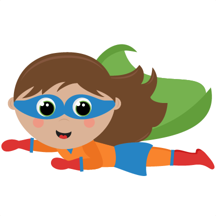 Flying Girl Superhero Girl SVG cutting files for scrapbooking superhero