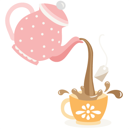 Pouring Tea Pot SVG cutting files for scrapbooking cute files cute clip