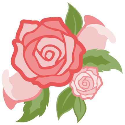 Rose Flower Group cut file SVG cutting file for scrapbooking
