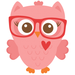 Nerdy Girl Owl Scrapbook Cuts Svg Cutting Files Doodle Cut Files For Scrapbooking Clip Art Clipart