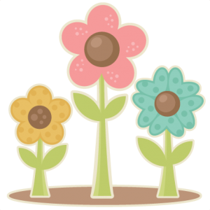 Easter Flowers scrapbook cuts SVG cutting files doodle cut files for scrapbooking clip art clipart doodle cut files for cricut free svg cuts