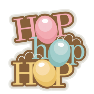 Hop Hop Hop Title Easter Bunny scrapbook cuts SVG cutting files doodle cut files for scrapbooking clip art clipart doodle cut files for cricut free svg cuts