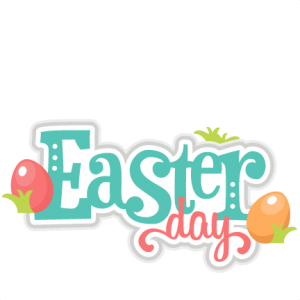 Easter Day scrapbook title cuts SVG cutting files doodle cut files for scrapbooking clip art clipart doodle cut files for cricut free svg cuts