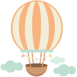 Hot Air Balloon cute scrapbook cuts SVG cutting files doodle cut files for scrapbooking clip art clipart doodle cut files for cricut free svg cuts