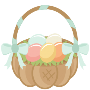 Easter Basket scrapbook cuts SVG cutting files doodle cut files for scrapbooking clip art clipart doodle cut files for cricut free svg cuts