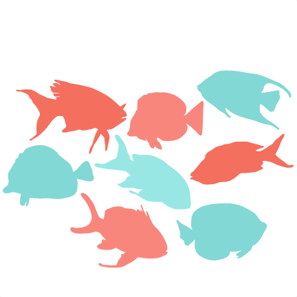 Download Tropcial Fish Set SVG scrapbook cut file cute clipart ...