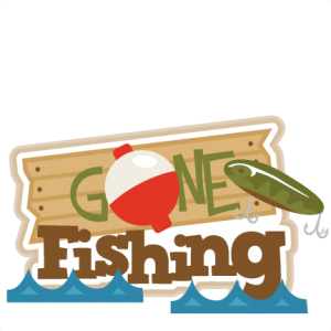 Gone Fishing Title SVG scrapbook title fishing svg cut files free svgs free svg cuts for cricut silhouette pazzles