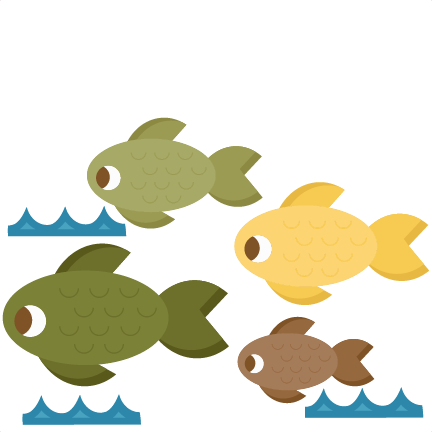 Download Fish Group SVG scrapbook cut file cute clipart files for ...
