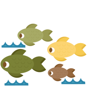 Fish Group SVG scrapbook cut file cute clipart files for silhouette cricut pazzles free svgs free svg cuts cute cut files