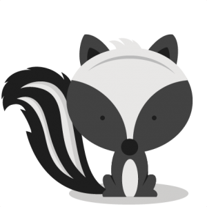 Skunk SVG scrapbook cut file cute clipart files for silhouette cricut pazzles free svgs free svg cuts cute cut files