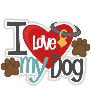 I Love My Dog Title SVG scrapbook cut file cute clipart files for silhouette cricut pazzles free svgs free svg cuts cute cut files