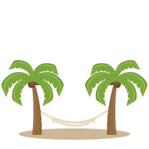 Palm Trees With Hammock SVG scrapbook cut file cute clipart files for silhouette cricut pazzles free svgs free svg cuts cute cut files
