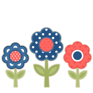 Polka Dot Flowers SVG scrapbook cut file cute clipart files for silhouette cricut pazzles free svgs free svg cuts cute cut files