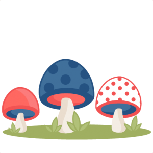 Polka Dot Mushrooms SVG scrapbook cut file cute clipart files for silhouette cricut pazzles free svgs free svg cuts cute cut files