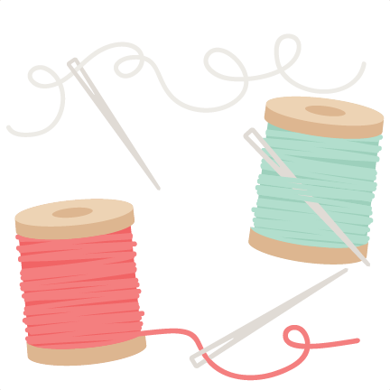 Needles and Thread SVG scrapbook cut file cute clipart files for