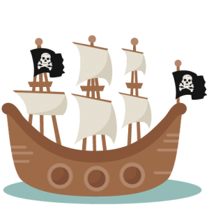 Pirate Ship SVG scrapbook cut file cute clipart clip art files for silhouette cricut pazzles free svgs free svg cuts cute cut files